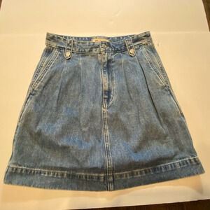 Madewell Jean Retro Vintage Style Skirt Size 25 B6